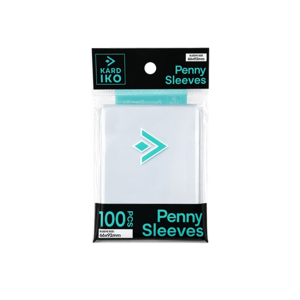 Kardiko card-sleeves (Transparent Sleeves - Penny Sleeves) - Clear